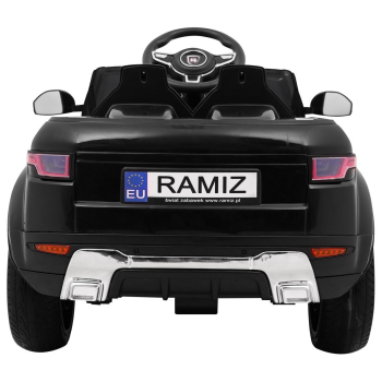 Autko Rapid Racer elektryczne dla dzieci, Czarny SUV + Pilot